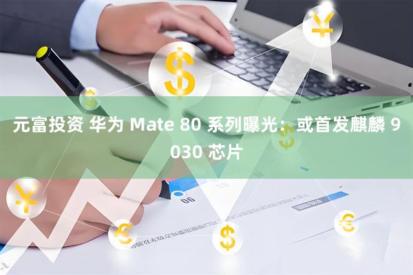 元富投资 华为 Mate 80 系列曝光：或首发麒麟 9030 芯片